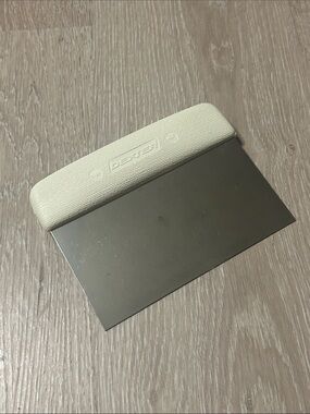 Dexter-Russell Sani-Safe 6 x 3 Dough Cutter Scraper Stainless Steel White Handle